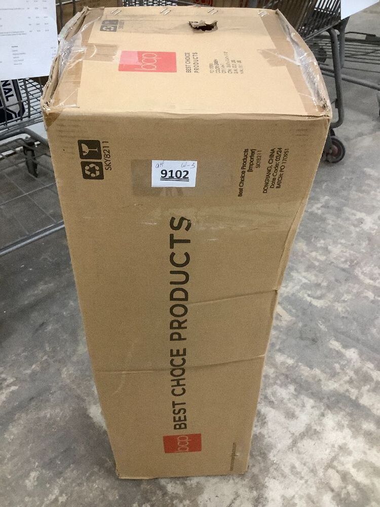 Pre-Lit Partially Flocked Pencil Christmas Tree w/ 2-in-1 Multicolor Lights - Image 4 - Lot 9102