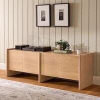 Torme 72" Media Unit - White Oak - Lot 9200