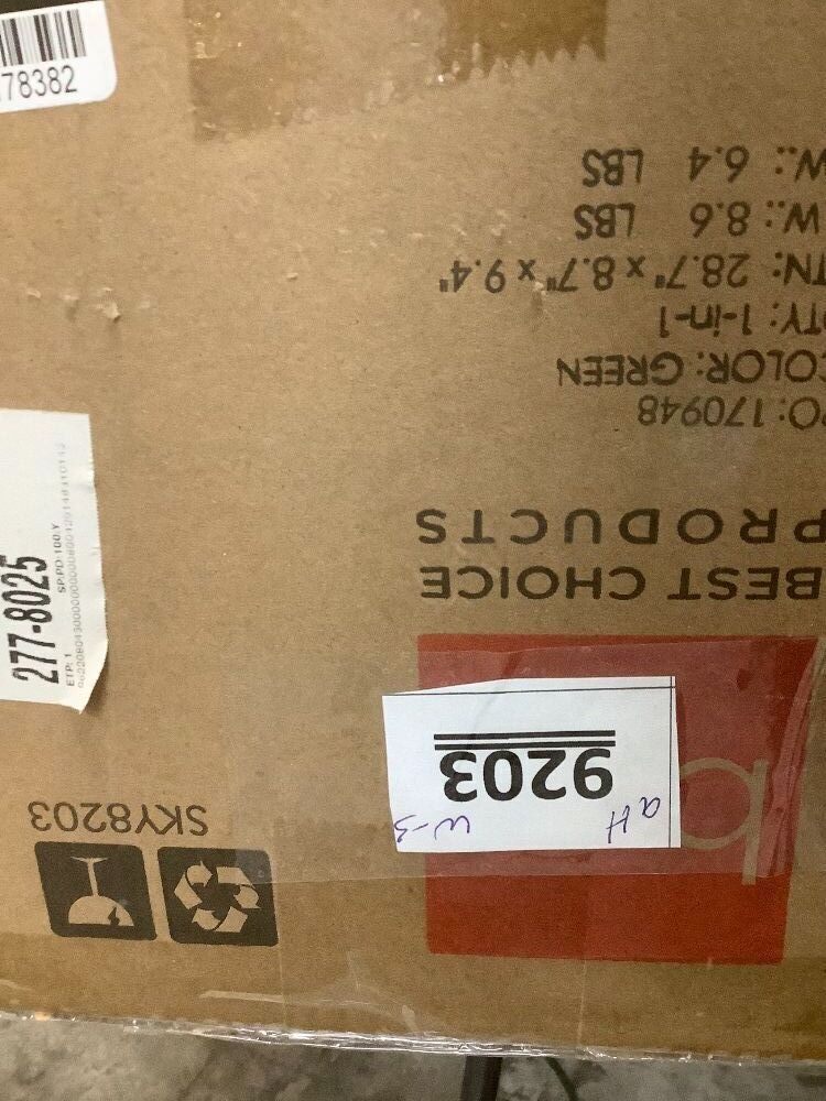 Pre-Lit Partially Flocked Pencil Christmas Tree w/ Pine Cones, Metal Stand - Image 3 - Lot 9203