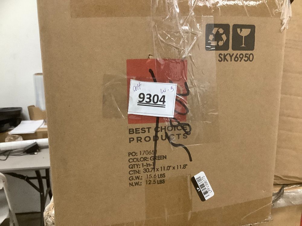 Pre-Lit Partially Flocked Pencil Christmas Tree w/ Pine Cones, Metal Stand - Image 2 - Lot 9304