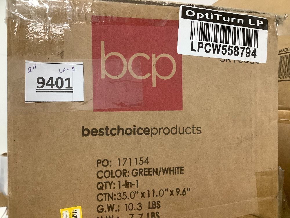 Snow Flocked Artificial Pine Christmas Tree w/ Foldable Metal Base - Image 1 - Lot 9401