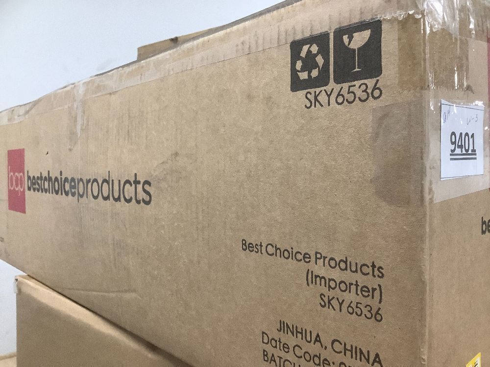 Snow Flocked Artificial Pine Christmas Tree w/ Foldable Metal Base - Image 2 - Lot 9401