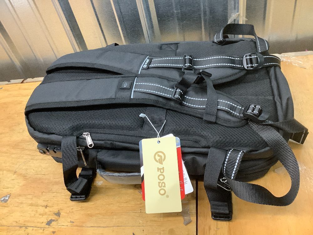 Vacuum Backpack Travel- 60L Expandable Vacuum Seal Compression Vacpack Backpack with Pump, 17‘’ Laptop Compartment, Water-Resistant Business Carry-On Spacevac Pro Back pack, Black - Image 3 - Lot 8585