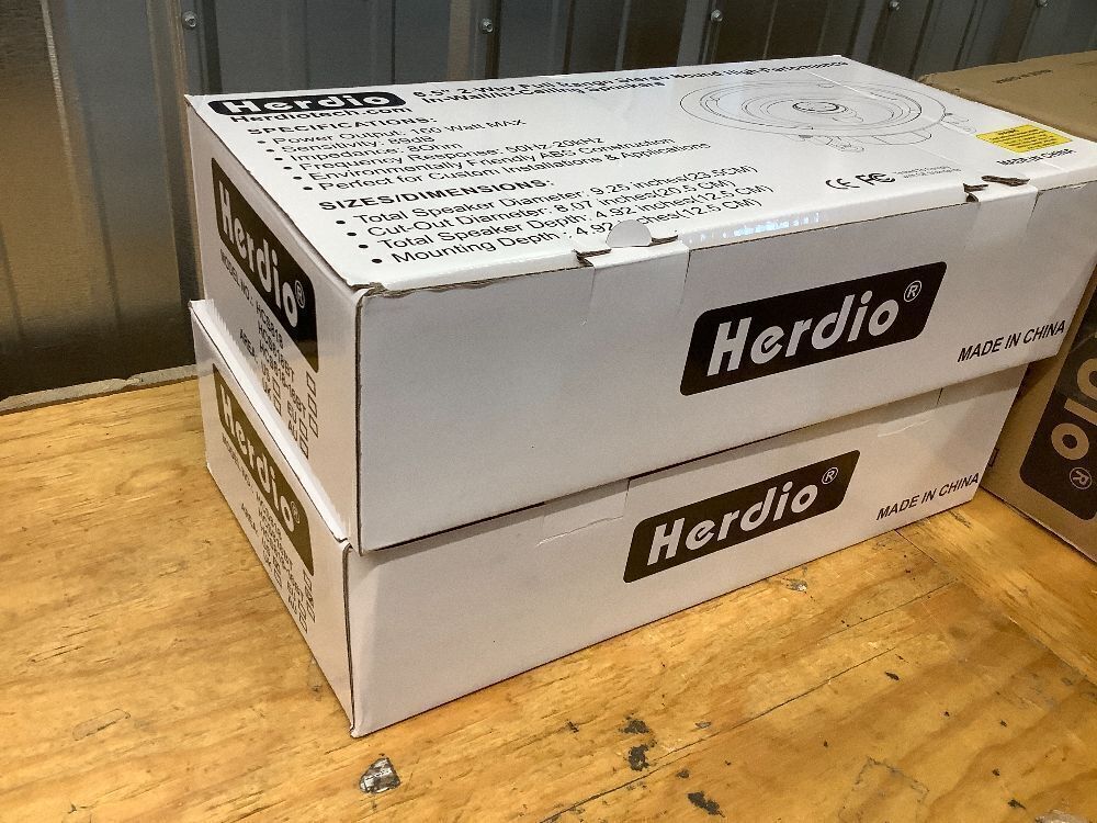 4Pack Herdio 6.5 Inch Bluetooth Ceiling Speakers 320W 2-Way Flush Mount in Wall Amplifier Receiver Suitable for Home Theater Bathroom Living Room Kitchen Office (White, Pair) - Image 3 - Lot 8587