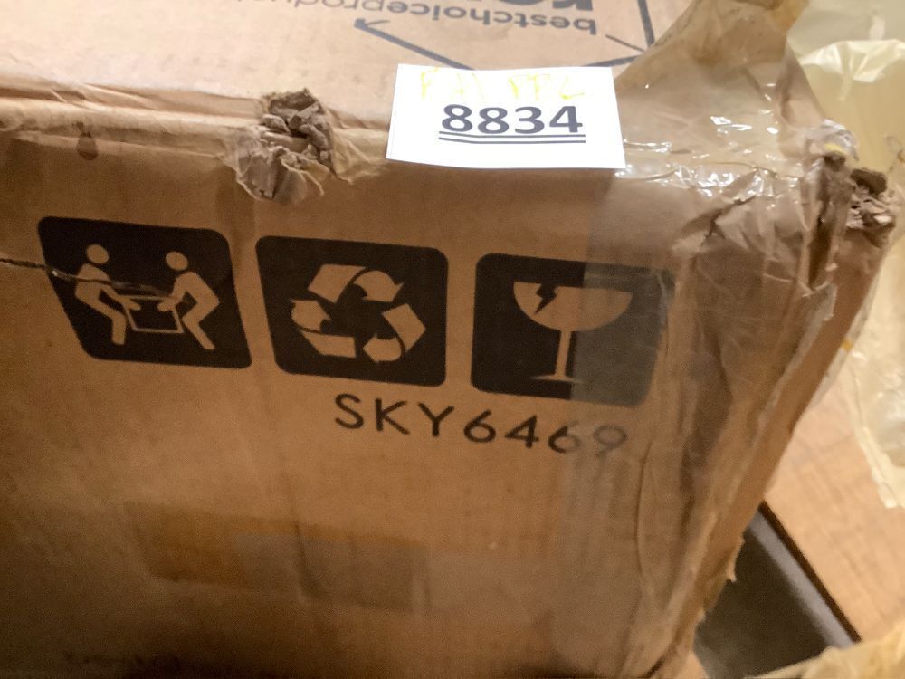 2-Tier Square LED Cantilever Offset Umbrella w/ 360 Rotation, Base - 10x10ft - Image 3 - Lot 8834