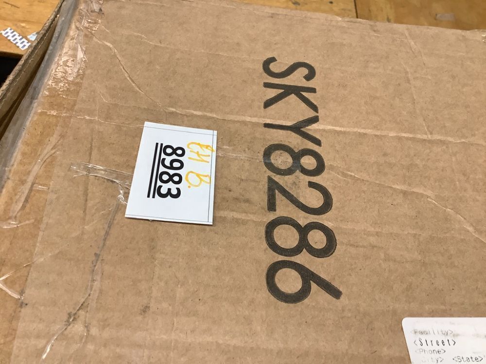 Pre-Lit Artificial Charcoal Gray Christmas Tree w/ Incandescent Lights - Image 3 - Lot 8983