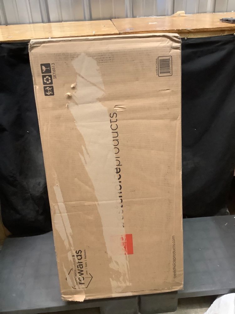 3-Piece Patio Bar Height Bistro Set w/ Backless Stools, Slatted Design - Image 2 - Lot 8931