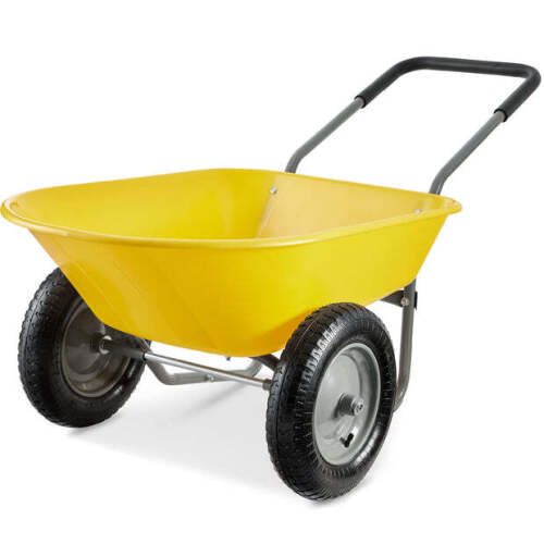 Dual-Wheel Wheelbarrow Garden Cart - Lot 8925