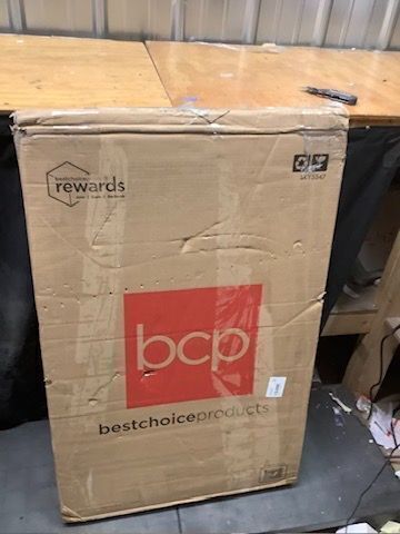 31.5in 3-Panel Freestanding Wooden Pet Gate w/ Door, Support Feet - Image 2 - Lot 8935