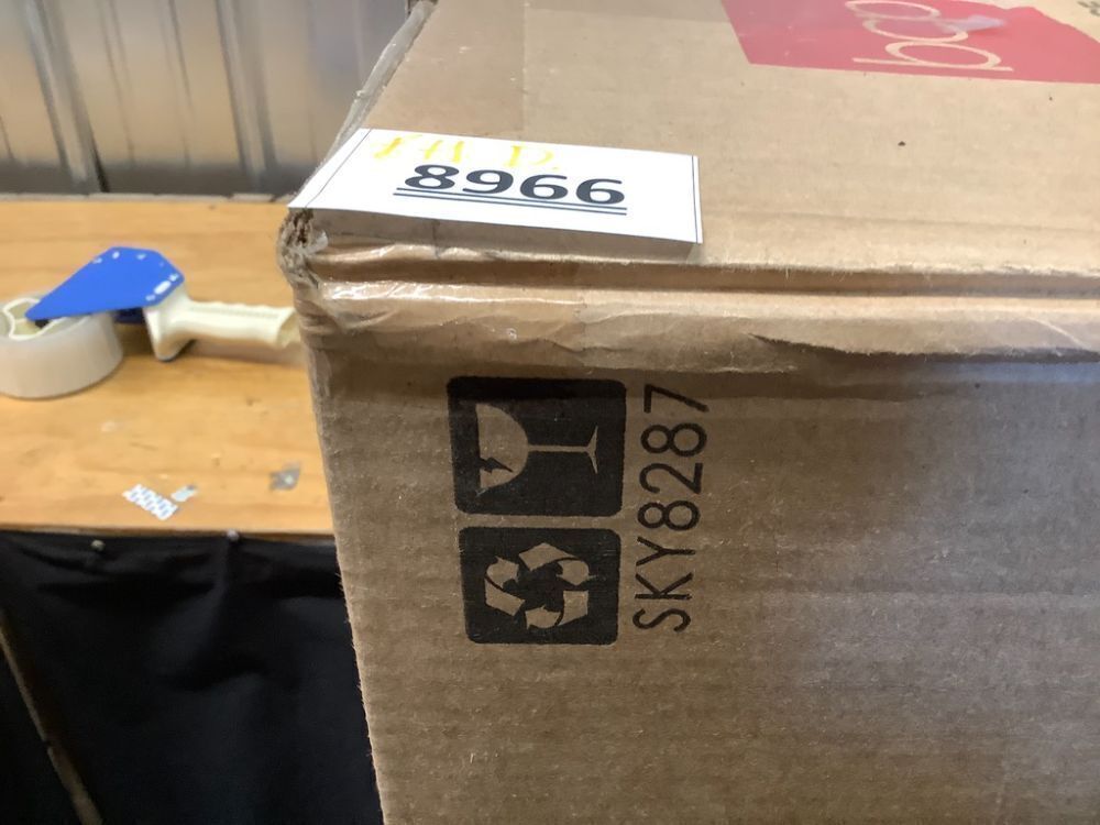 Pre-Lit Artificial Charcoal Gray Christmas Tree w/ Incandescent Lights - Image 3 - Lot 8966