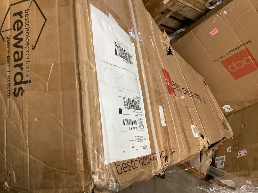 3-Seat Outdoor Canopy Swing Glider Furniture w/ Converting Flatbed Backrest - Image 2 - Lot 8970