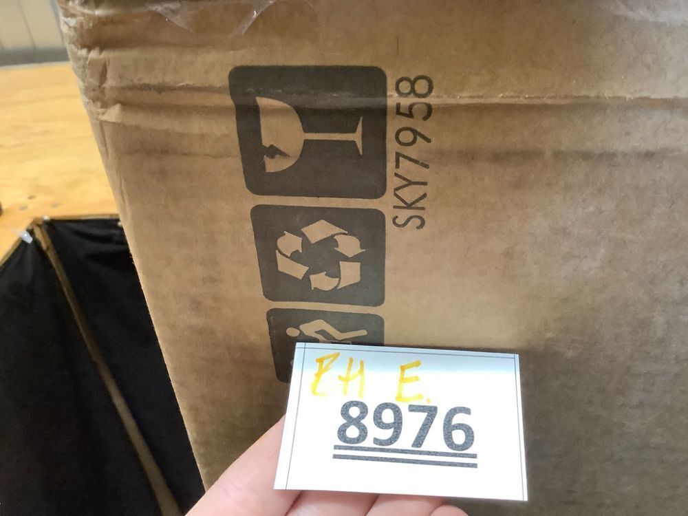 Indoor Outdoor Steel Bench w/ Geometric Backrest, Foot Levelers - Image 2 - Lot 7958