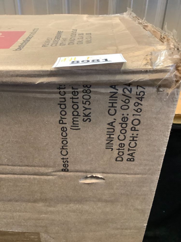 Pre-Lit Snow Flocked Artificial Pine Christmas Tree w/ Warm White Lights - Image 3 - Lot 8981