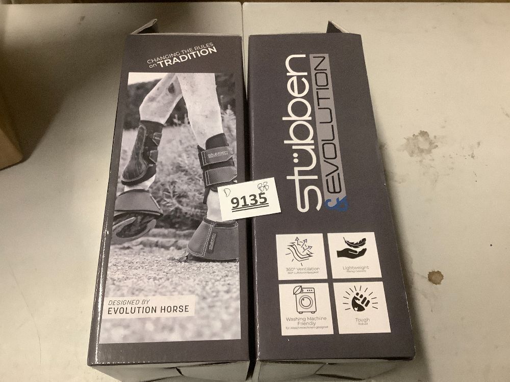Stubben Airflow Brushing Fleece Lined Horse Boots, Black, Large - Image 3 - Lot 9135