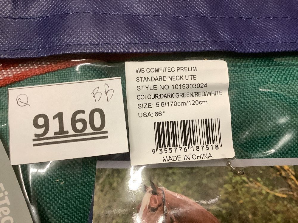 WeatherBeeta ComFiTec Prelim Standard Neck Lite Horse Turnout - Image 5 - Lot 9160