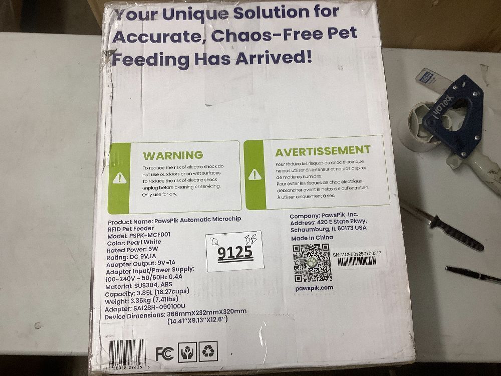 PawsPik Automatic Microchip RFID Pet Feeder - Image 6 - Lot 9125