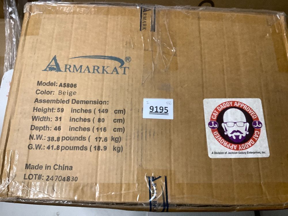 Armarkat Beige Classic Real Wood Cat Tree - Image 4 - Lot 9195