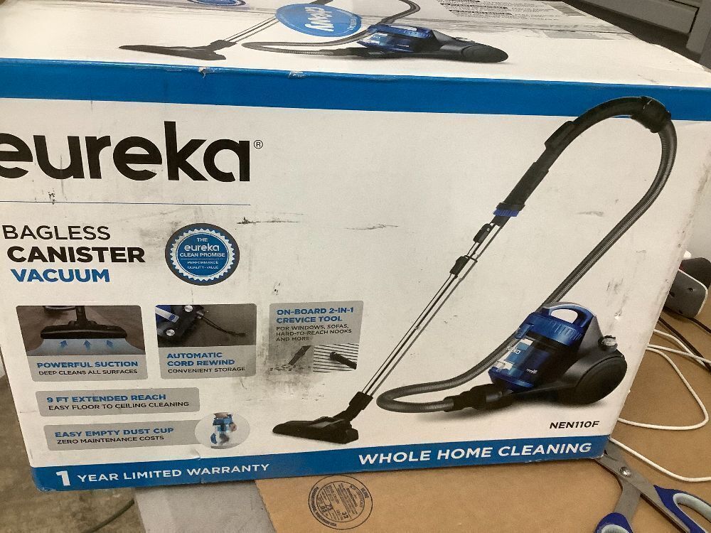 Eureka WhirlWind Bagless Canister 2.5L Vacuum Cleaner, Lightweight Vac for Carpets and Hard Floors, NEN110A, Blue - Image 5 - Lot 9205