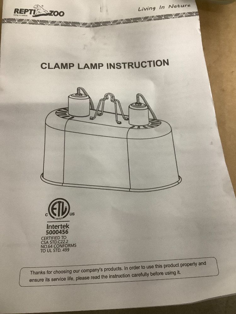 REPTI ZOO Dual Reptile Light Fixture for Reptile Dome UVB Lamp Fixture Dual Reptile Reflector Dome Lamp Cap Combo Integration Design Heat Lighting - Image 4 - Lot 9207