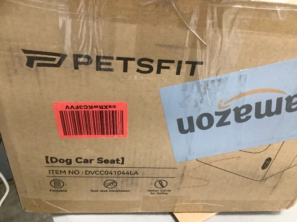 PETSFIT Center Console Dog Car Seat with Safe Protection Hooks, Pet Car Seat with Upgraded Safety Tethers, Washable Cushion, Console Dog Car Seats for Small Dogs Up to 8 Lbs(Black) - Image 3 - Lot 9209