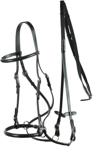 HORZE Genuine Leather Bitless Bridle - Lot 9049