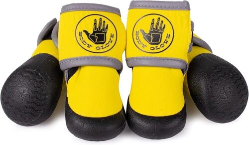 Body Glove Paw Protector Booties (Yellow, Small) - Lot 9054