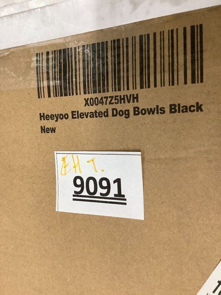 Heeyoo Elevated Dog Bowls - 5 Adjustable Heights Stand, 2 Stainless Steel Bowls & 1 Slow Feeder, 3.2" to 12.2" for Small to Large Dogs - Image 4 - Lot 9091