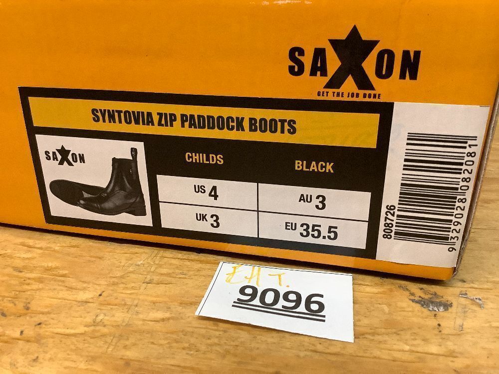 Saxon Syntovia Zip Paddock Boots - Image 3 - Lot 9096