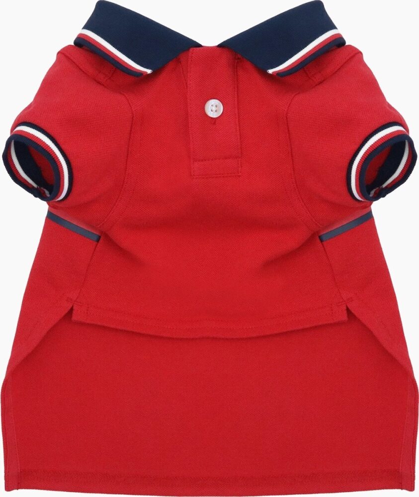 Tommy Hilfiger Core Dog Polo, Primary Red/Navy, X-Large - Image 1 - Lot 9071