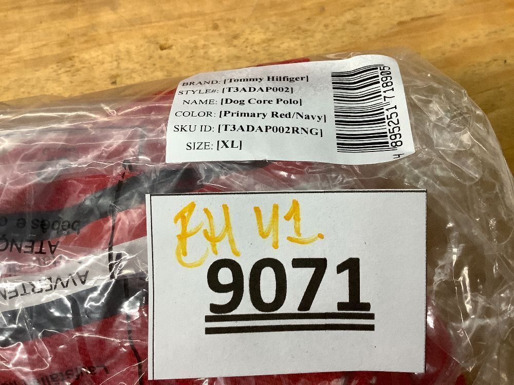 Tommy Hilfiger Core Dog Polo, Primary Red/Navy, X-Large - Image 4 - Lot 9071