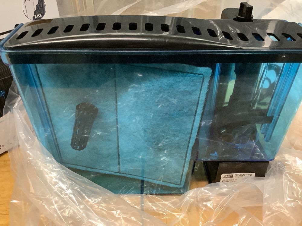 Penn-Plax Cascade 300 Power Filter – Hang-On Filter with Quad Filtration – Great for Freshwater and Saltwater Setups - Image 2 - Lot 9026