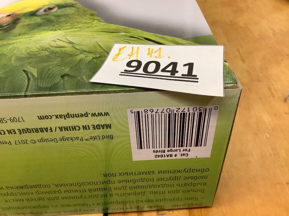 Bird-Life Natural Wood Tree Perch for Large Birds and Parrots – Includes Food and Water Bowls and Drop Tray – Large - Image 4 - Lot 9041