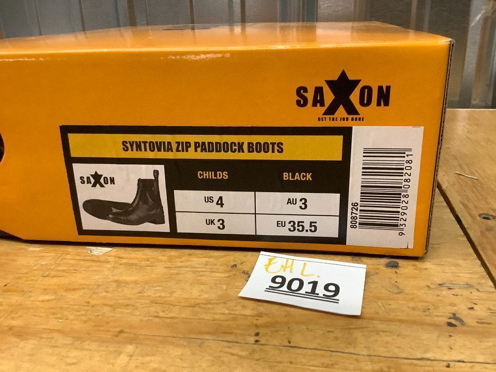 Saxon Syntovia Zip Paddock Boots - Image 4 - Lot 9019
