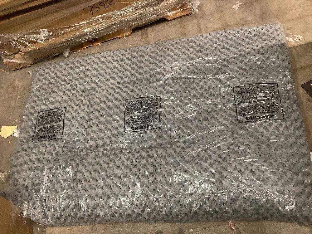 MidWest Homes for Pets XL QuietTime Deluxe Gray Ombré Swirl Plush Pet Bed, Machine Washable, Non-Skid Bottom, Soft Crate Mat for 48-inch Crates - Image 2 - Lot 9025