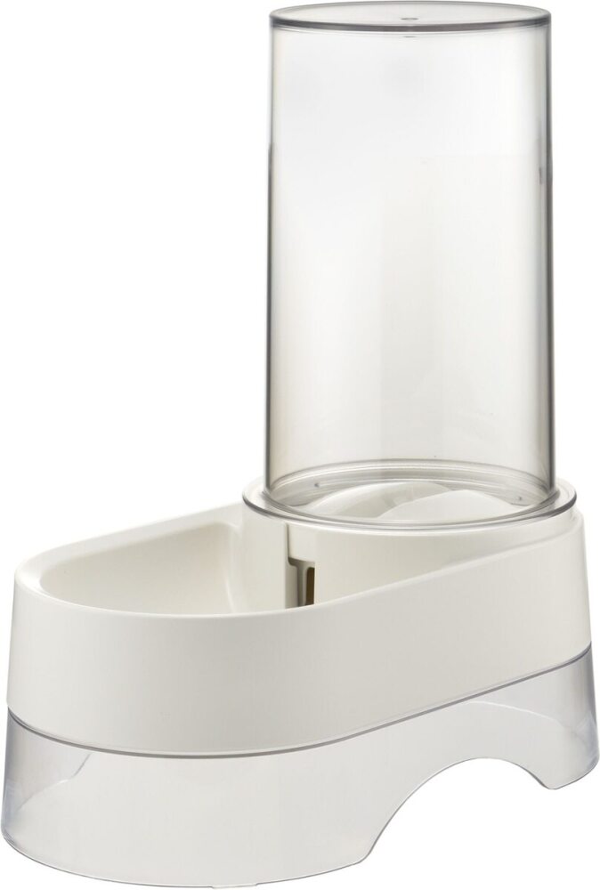 Richell Elevated Gravity Water Dispenser Dog & Cat Bowl, White, 1-gal - Image 1 - Lot 9073