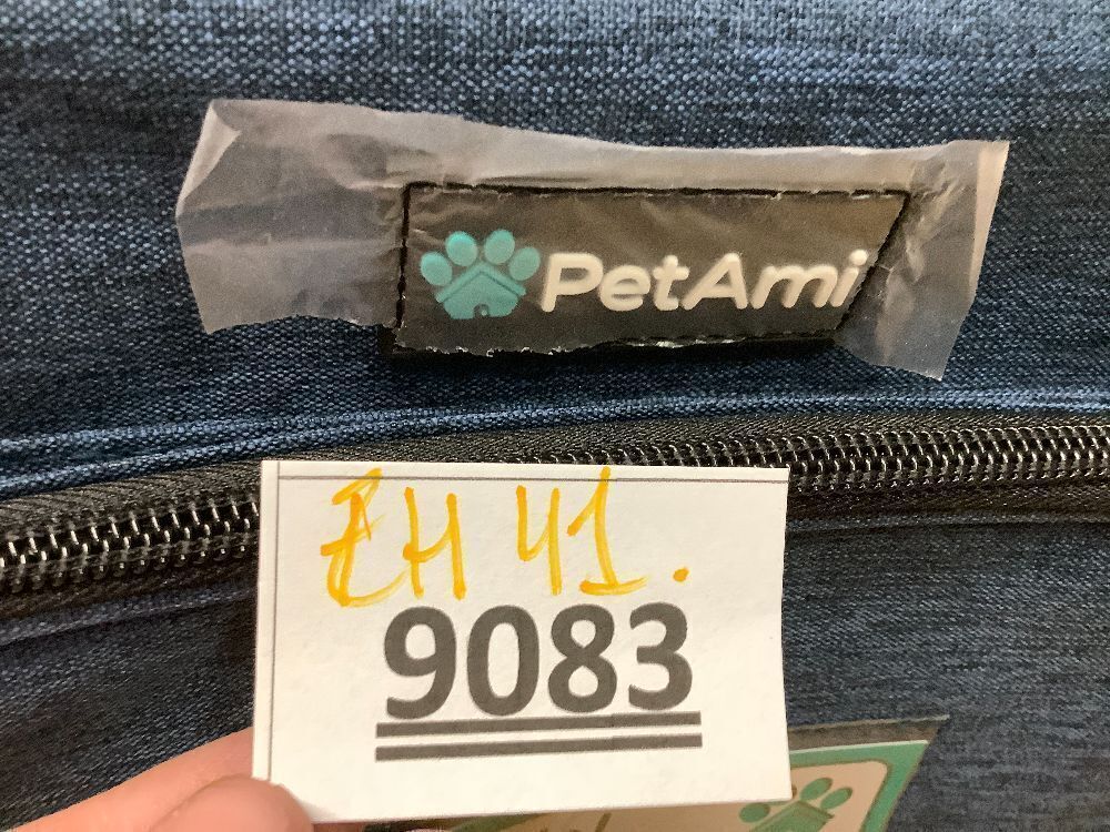 PetAmi Dog Cat Backpack Carrier, Expandable Pet Carrier Backpack for Travel Hiking, Small Medium Dog Puppy Large Cat Carrying Backpack, Airline Approved Ventilated Soft Back Support, 18 lbs, Navy - Image 4 - Lot 9083