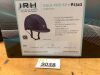 IRH F1 Wide Brim Riding Helmet w/ Leather Finish - Thumbnail 5