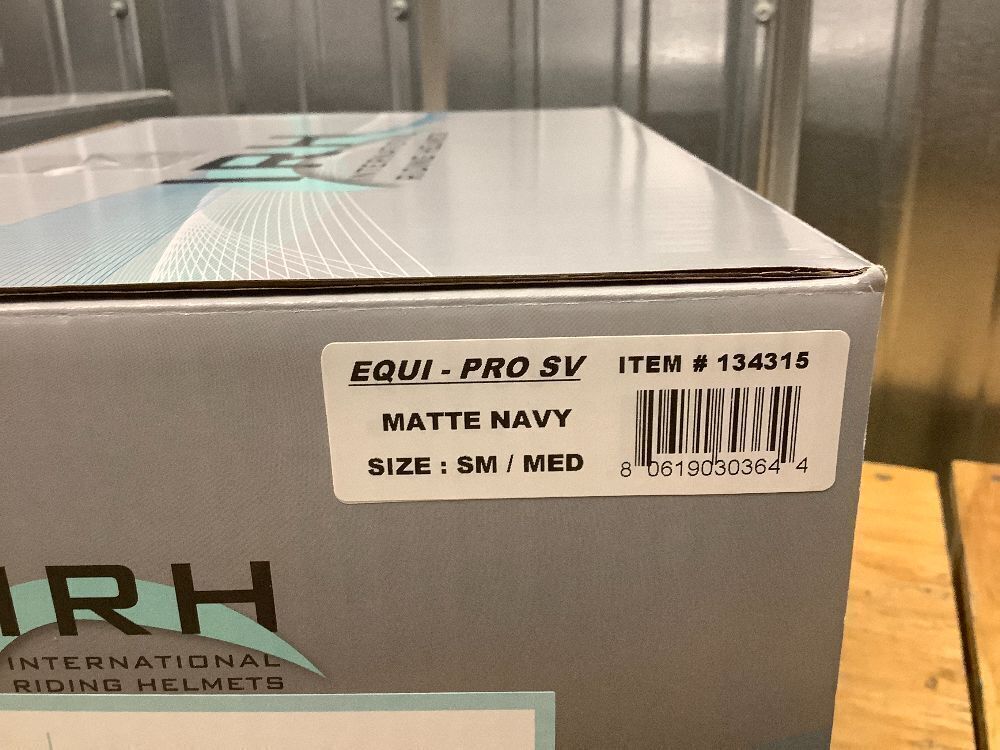 IRH F1 Wide Brim Riding Helmet w/ Leather Finish - Image 6 - Lot 9038