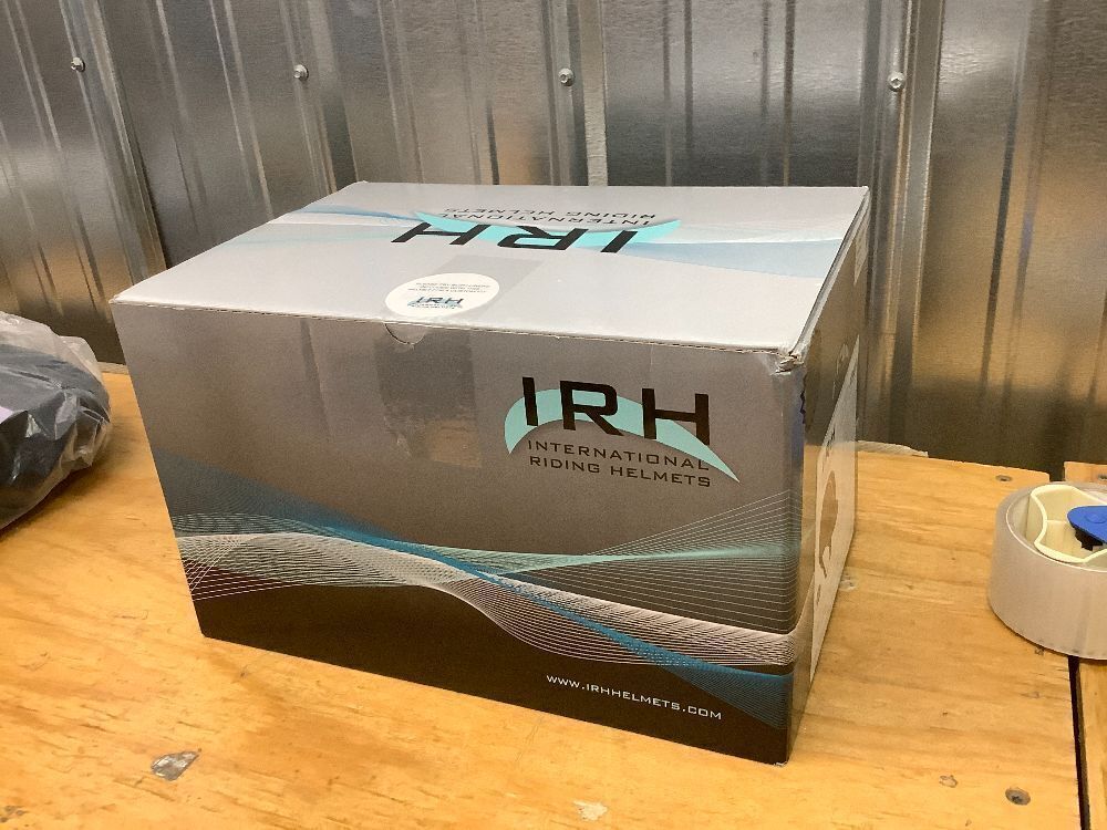 IRH F1 Wide Brim Riding Helmet w/ Leather Finish - Image 3 - Lot 9043