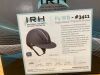 IRH F1 Wide Brim Riding Helmet w/ Leather Finish - Thumbnail 4