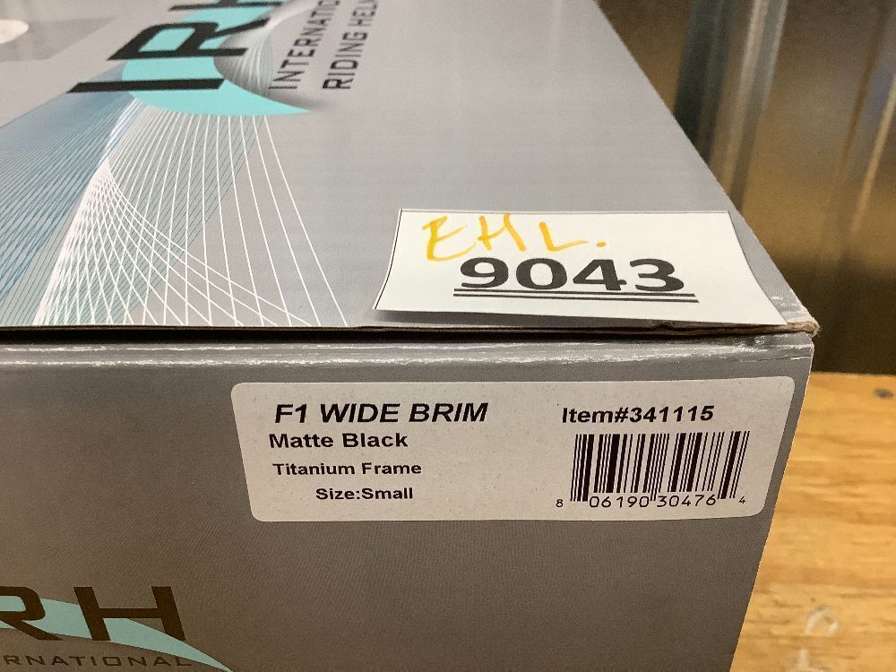 IRH F1 Wide Brim Riding Helmet w/ Leather Finish - Image 5 - Lot 9043