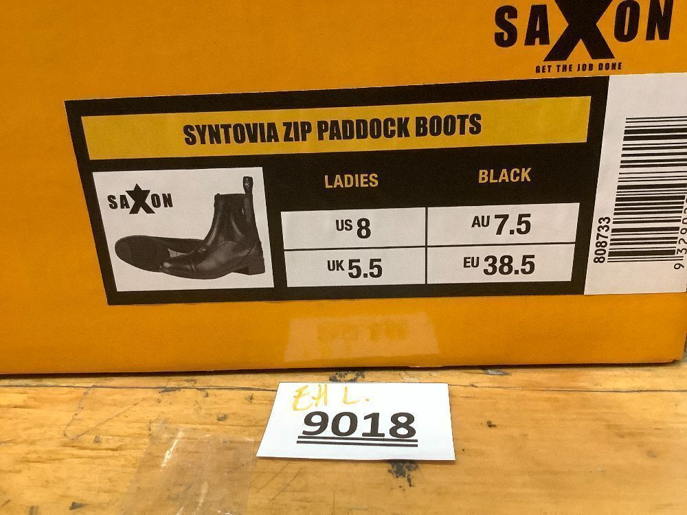 Saxon Syntovia Zip Paddock Boots - Image 4 - Lot 9018