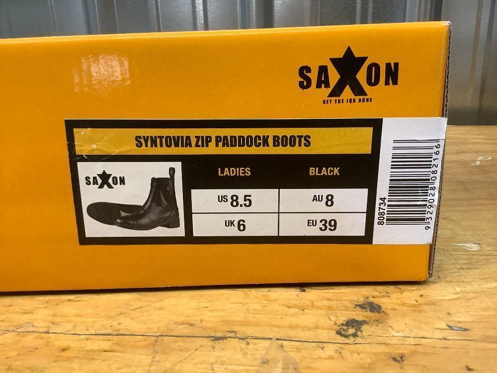 Saxon Syntovia Zip Paddock Boots - Image 4 - Lot 9023