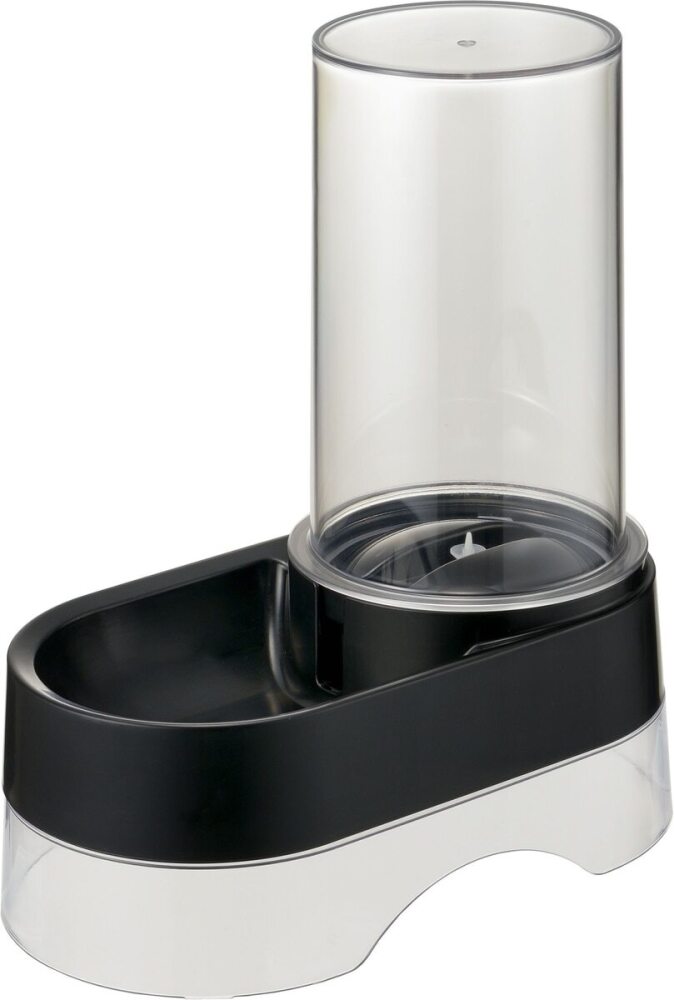 Richell Elevated Gravity Water Dispenser Dog & Cat Bowl, Black, 1-gal - Image 1 - Lot 9087