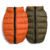 Olive & Orange Pack N' Go Reversible Puffer - Thumbnail 1