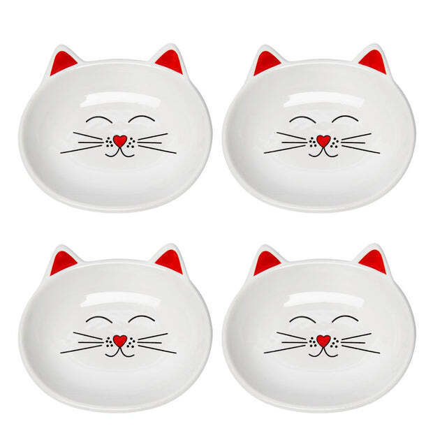OSCAR CAT DISH SET OF 4 - Image 1 - Lot 9057