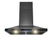 AKDY 30 in. 343 CFM Convertible Wall Mount Black Stainless Steel Kitchen Range Hood with Touch Panel - Thumbnail 1