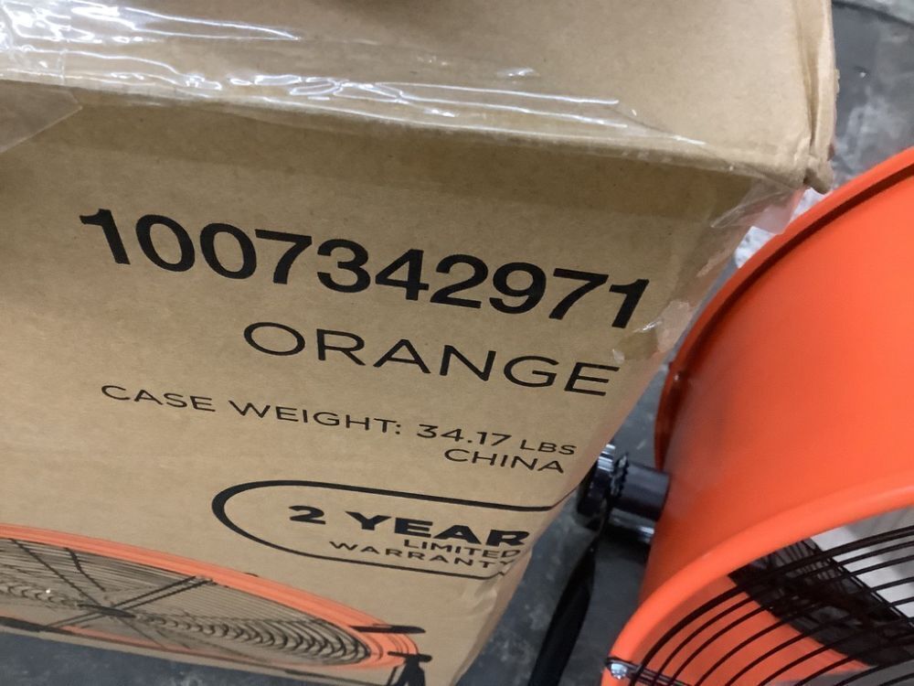 Commercial Electric 24 in. 2-Speed Heavy Duty Tilt Drum Fan - Image 5 - Lot 98JF