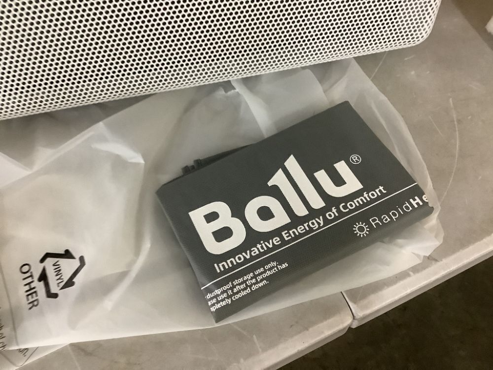 1500 W 16.54 in Electric Ceramic Convection Space Heater in White with Tip-Over Protection, APP Remote Control - Image 3 - Lot 151JF