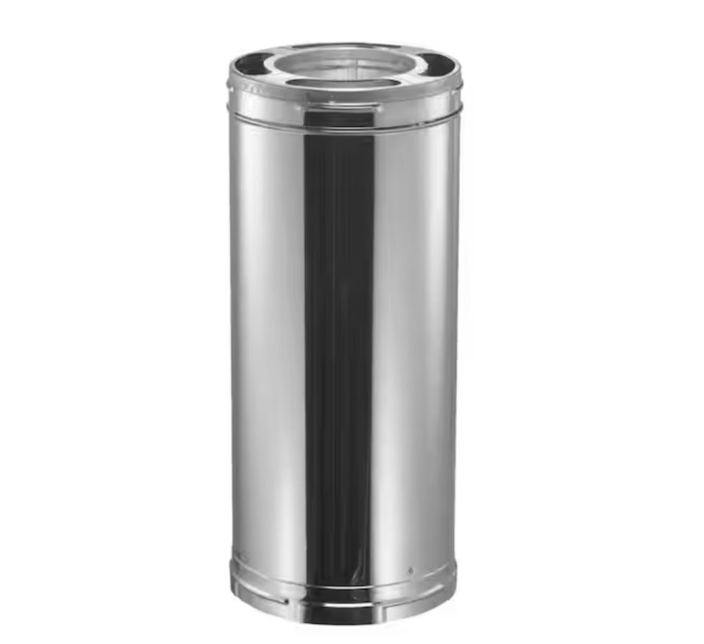 DuraVent DuraPlus All-Fuel Chimney 6in. X 36in. Diameter Chimney Pipe, Stainless Steel - Image 1 - Lot 158JF
